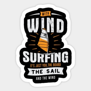 Wind Surfing Sticker